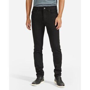 Everlane Uniform Mens Skinny 4-Way Stretch Organic Performance Jean Black 30x30